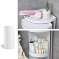 thumbnail image 4 of Bewildely Estante giratorio de 360 grados, elegante y práctico, blanco, para baño, que ahorra espacio y es fácil de instalar Almacenamiento y organización del hogar gris S, 4 of 6