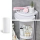 thumbnail image 4 of Bewildely Estante giratorio de 360 grados, elegante y práctico, blanco, para baño, que ahorra espacio y es fácil de instalar Almacenamiento y organización del hogar gris S, 4 of 6