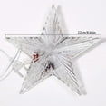 thumbnail image 2 of Cqxid Hangs Under $10 Christmas Tree Topper Star Light LED Light Up Christmas Tree Topper Star Light For Christmas Tree Ornaments Party Home Decor, 2 of 3