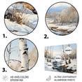 thumbnail image 3 of Designart "Birch Woods Winter I" Tree Birch Metal Wall Decor, 3 of 5