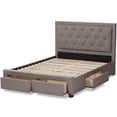 thumbnail image 6 of Baxton Studio Aurelie Modern and Contemporary Fabric Upholstered Storage Bed, Multiple Colors, Multiple Sizes, 6 of 13