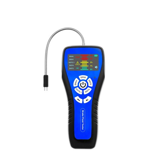 Testeur de Liquide de Frein Haute Précision avec Écran LCD Couleur Testeur de Liquide de Frein de Voiture, Riche en Fonctionnalités
