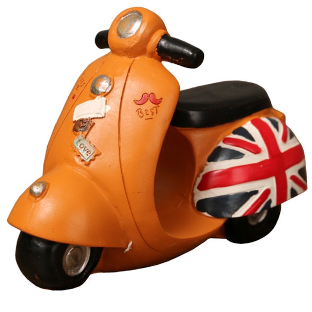 Monedero modelo de moto Piggy Bank para niños