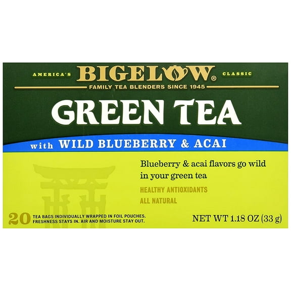 Bigelow Tea Green Tea with Blueberry, 20 ct