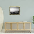 thumbnail image 2 of Stupell Industries Frenchman Bay Nautical Seascape Photograph Metallic Gold Floating Framed Canvas Print Wall Art, Design by Laura Marshall, 2 of 6