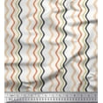 thumbnail image 1 of Soimoi Cotton Poplin Fabric Waves Artistic Print Sewing Fabric Yard 42 Inch Wide, 1 of 3