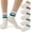 5pack-socks Cushioned Striped Multicolor, variant on Novelty Socks For Women - Striped Retro Mini Crew Sporty Calf Casual Cotton Ankle Socks