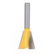 thumbnail image 3 of Dovetail Router Bit 6mm 1/4in Shank Dovetail Shape Wood Grooving Cutter Sharply Efficient Woodworking Router Bit 3/4, 3 of 5