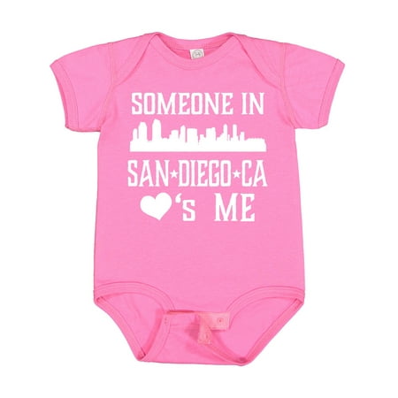

Inktastic San Diego Someone Loves Me Skyline Gift Baby Boy or Baby Girl Bodysuit