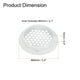 thumbnail image 2 of Cubierta de ventilación plana circular de 12 piezas de 53 mm/2.1" de acero inoxidable, cubierta de ventilación de soffit blanca, 2 of 7