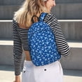 thumbnail image 5 of Disketp Airplanes in the Sky print Canvas Backpack Lightweight Travel Daypack Student Rucksack Laptop Backpack-Small, 5 of 5