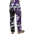 thumbnail image 2 of Rothco Two-Tone Camo BDU Pants, Ultra Violet Purple / City Camo, Medium, 2 of 2