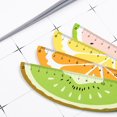 thumbnail image 4 of HLONK Cute Cartoon Watermelon Orange Lemon Kiwi Plastic Ruler Students Stationery, 4 of 8