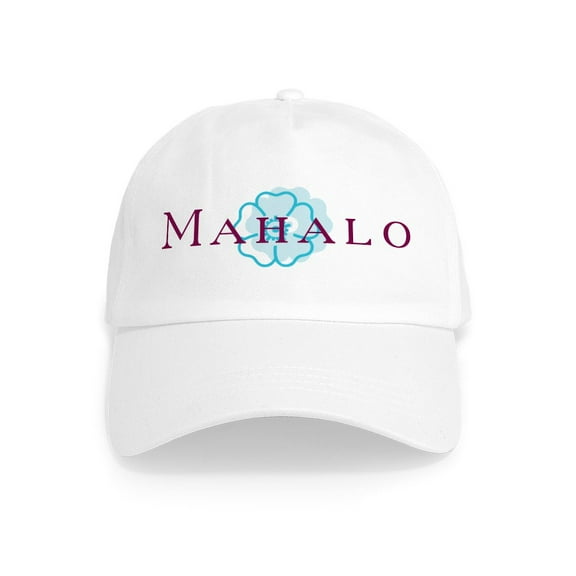 CafePress - Mahalo Cap - Adjustable 100% Brushed Unisex Casual Cotton Baseball Cap, Beige, 1