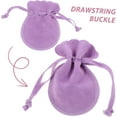 thumbnail image 4 of Tundralight 6 Pack Velvet Jewelry Bags Drawstring Closure Small Pouches for Earrings Necklaces Travel Organizer Pouches Storage Bulk Small Jewelry Bags Assorted Color, 4 of 5