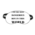 thumbnail image 1 of I Am The Dangerous Boy Sleep Eye Shield Soft Night Blindfold Shade Cover, 1 of 4