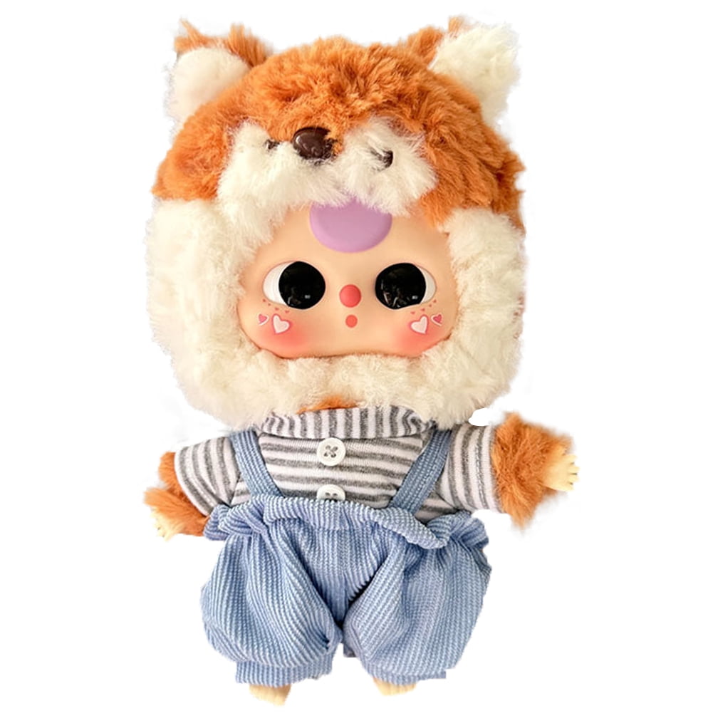 Conjunto Ropa Muñeca Peluche Ropa Para Muñecas De 17 Cm - Conjunto Rosa Con Falda De Tul, Mochila Y Accesorios, Estilo Princesa Ropa Muñeca 17cm Rosa
