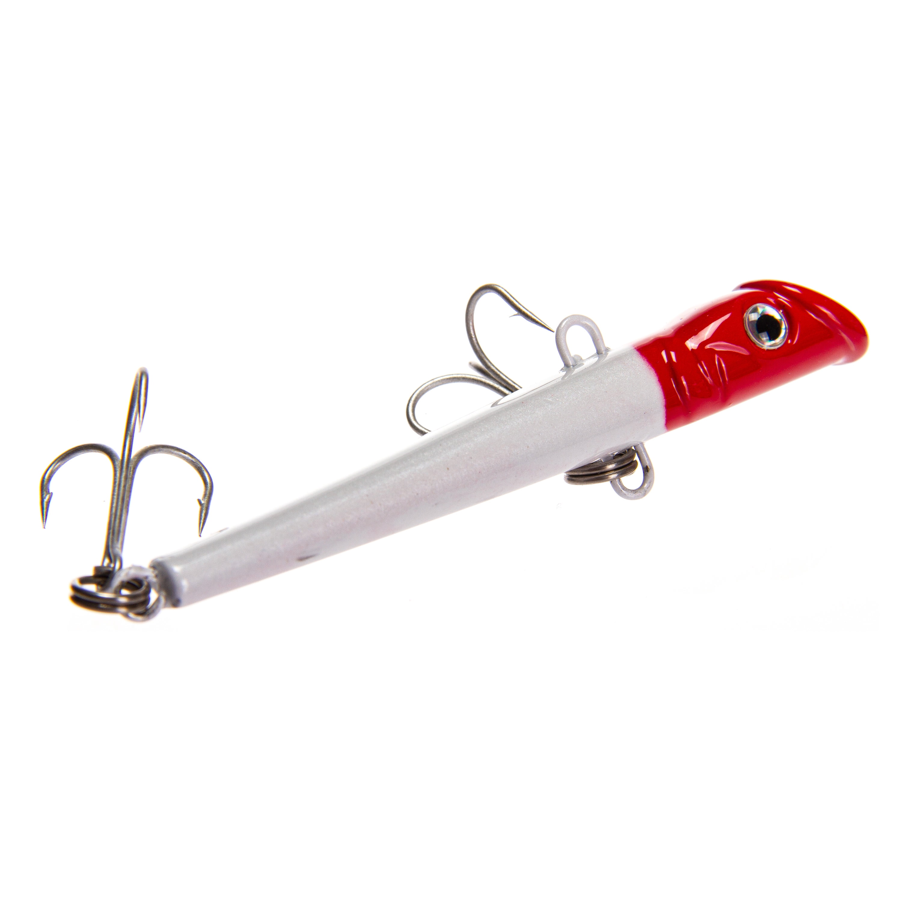 Ozark Trail Saltwater Inshore Jigging Fishing Lure, Red/White, 1 oz