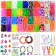 thumbnail image 5 of Juego de fabricación de pulseras, kit de pulseras con bandas de goma para niños, kit de recarga para niñas y niños, kit para hacer pulseras de la amistad, fabricación de joyas, 5 of 5