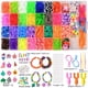 thumbnail image 5 of Juego de fabricación de pulseras, kit de pulseras con bandas de goma para niños, kit de recarga para niñas y niños, kit para hacer pulseras de la amistad, fabricación de joyas, 5 of 5