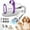 Purple, variant on Oneisall LM3 Dog Grooming Vacuum, 8-in-1 Dog Grooming Kit, 11000Pa Super Suction Dog Hair Vacuum for Shedding Dogs Cats Hair, Purple