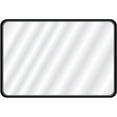 thumbnail image 2 of Dyconn Faucet Raven Rectangular Metal Framed Wall Mounted LED Bathroom Vanity Mirror in Black 36x36, 2 of 5