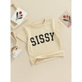 thumbnail image 3 of Kmbangi Enfants T-shirt Tops Lettre Impression Manches Courtes Col Rond Été Respirant Tops, 3 of 9