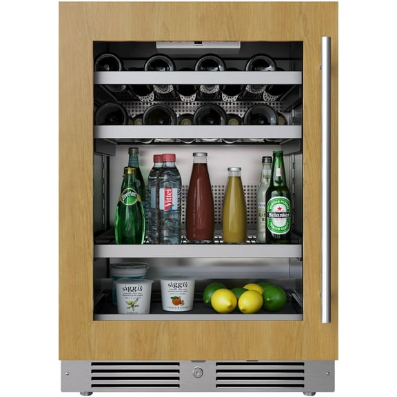 Landmark L3124ui1mglh 24" Wide 16 Bottle And 70 Can Capacity Beverage Cooler - Panel Ready