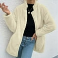 thumbnail image 4 of PVCS Manteau d'Hiver Chaud pour Femmes Manches Longues en Peluche, 4 of 6