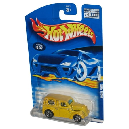 Hot Wheels Anglia Panel (2001) Mattel Yellow Die-Cast Toy Car #097