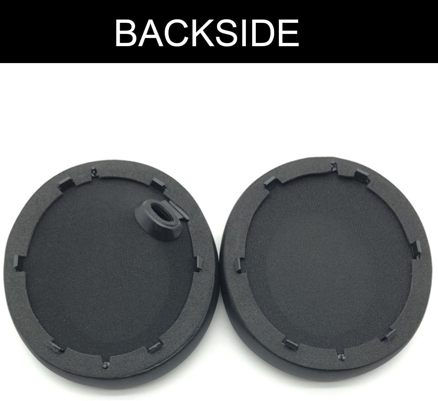 HRTGFD-Earpdas Replacement Cushions for Anker Soundcore Space One (S1) Headphones,Ear Pads Cushions with High-Density Noise Cancelling FoamSoft Protein Skin-Black