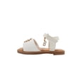 thumbnail image 7 of bebe Toddler Girl's Sandal - Comfy Dressy Shoes with Flower Medallion and Hanging Charm, 7 of 7