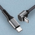 thumbnail image 5 of 60W USB C to USB C Charging Cable Flat Nylon Cord Data Sync Charging Cord Efficient Type C Cord Fast For Phone 15 Pad, 5 of 8