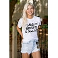 thumbnail image 3 of Flawless Braless Lawless Attitude Women's Plus Size Graphic Tee Brisco Brands 2X, 3 of 5