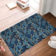 thumbnail image 4 of Uemuo Blue Leaves A Printed Door Mat Indoor Doormat 16"x24",Front Back Door Mats Non Slip Entrance Rugs,Inside Doormats for Entryway, 4 of 9
