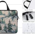 thumbnail image 3 of Werpe Snowy Landscape Trees Sky Laptop Handle Bag Diving Fabric Computer Protect Case 15inch, 3 of 5