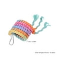 thumbnail image 2 of YSNOOWE 2Ud Percha Y De Cuerda Flexible Para Jaula De Loro Multicolor Con Giratorio, 2 of 8