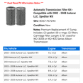 thumbnail image 2 of Automatic Transmission Filter Kit - Compatible with 2002 - 2008 Autocar LLC. Xpeditor WX 2003 2004 2005 2006 2007, 2 of 2