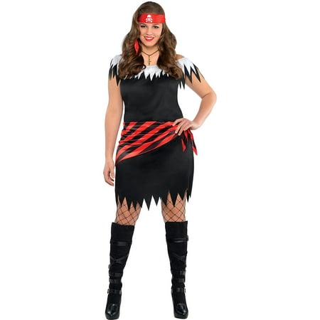 Amscan Adult Ahoy Katie Pirate Costume Plus Size