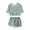 A-Green67, variant on JAJAHO Girls Short Sleeve Set Lightning Print Summer Outfit Crop Top And Shorts 2 Piece Set For Kids Teens 4-14Y Soft Outfits