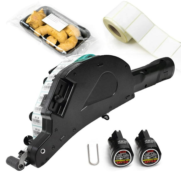 Cordless Label Dispenser Machine-Automatic Paper Dispensing,Rechargeable Adhesive Sticker Label Applicator For Single Row Label-Handheld Use,Support Various Shape Labels