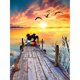 thumbnail image 1 of Cuadros Decorativos DIY Sunset Mouses mosaico completo redondo diamante dibujo hecho a mano Rhinestone artesanía Ehuebsd Nuevos Originales, 1 of 8
