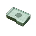 thumbnail image 1 of Caja de jabón montada en la pared Fácil de limpiar Soporte de jabón de estilo nórdico Suministros para el hogar Verde claro JM, 1 of 5