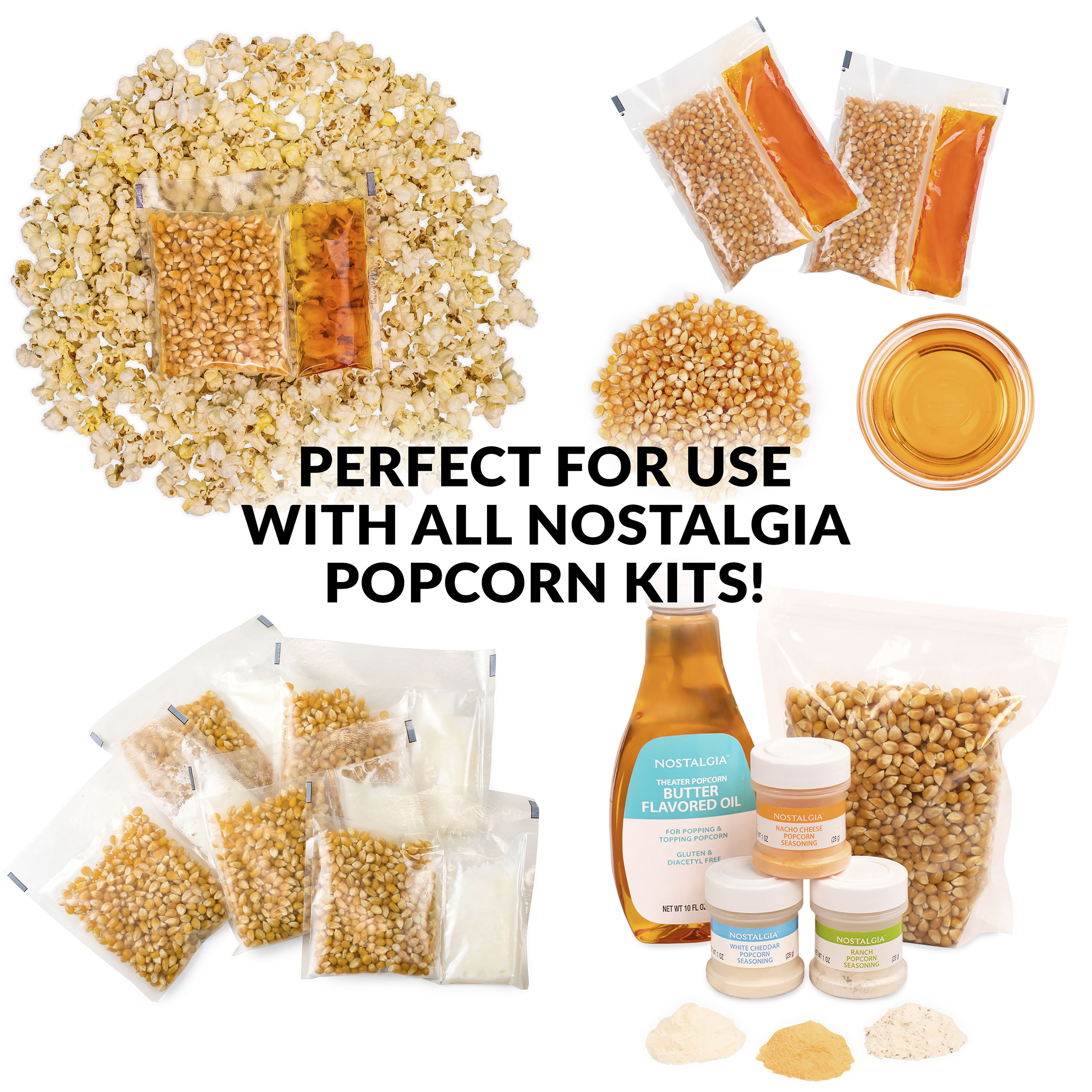 Nostalgia Popcorn Kit KPK400, 1 - Harris Teeter