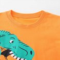 thumbnail image 5 of TOWED22 Toddler Kids Baby Boy Clothes Summer 2 Pieces Giraffe Print Short Sleeve Shirt Elastic Waist Shorts Outfits(Light Green,6-7 Y), 5 of 8