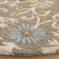 thumbnail image 3 of SAFAVIEH Cambridge Jone Geometric Wool Area Rug, Moss/Multi, 10' x 10' Round, 3 of 11