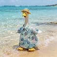 thumbnail image 7 of Sruoe Festival Porch Goose Outfits, Simple Festival Dress Goose Clothes Dress, Duck Clothes for 23 Inch Lawn Goose, Home Yard Decor Goose Clothing, Goose Costume for Holiday Patio Outdoor Decoration, 7 of 7