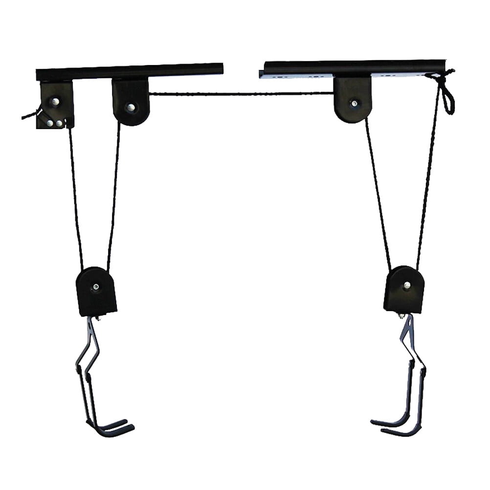 Crochets de Rangement pour Vélo de Montagne Supports Robustes jusqu'à 25KG (Noir)