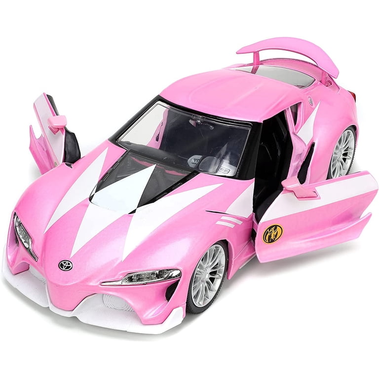 Jada Collectibles: Toyota FT-1, Pink Ranger Figurine, Power