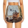 thumbnail image 4 of Fotbe Oil Lamp Coffee Beans Womens High Waist Running Shorts Athletic Workout Quick Dry Shorts for Women with Pockets Gym Yoga Summer Shorts-Large, 4 of 9